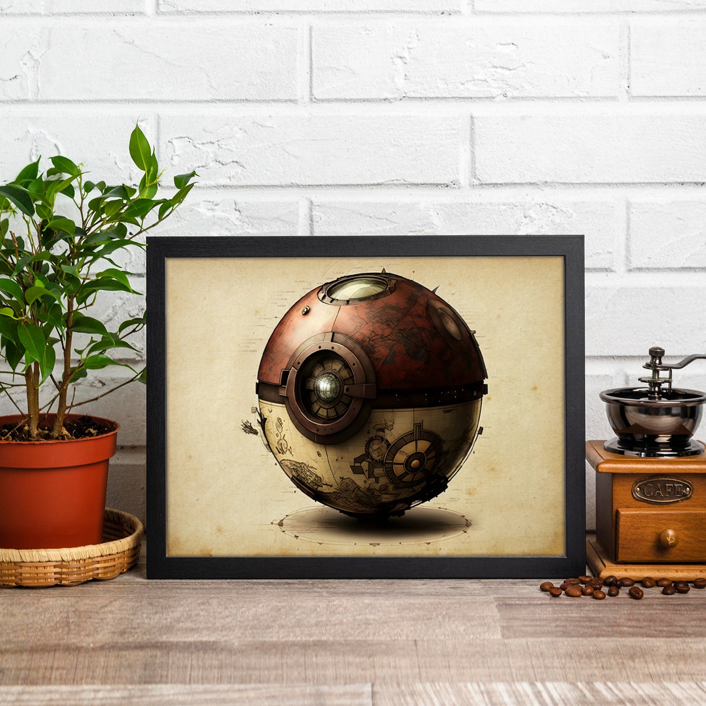 Pokemon Pokeball Art Print