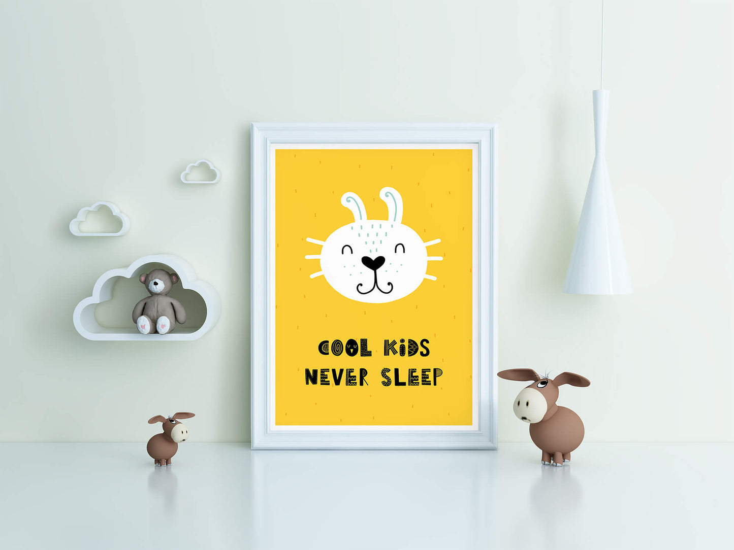 Scandi Chic Cool Kids Illustrative Art Print