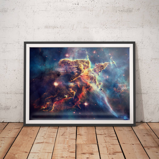 Celestial Wonders Hubble Nebula Art Print