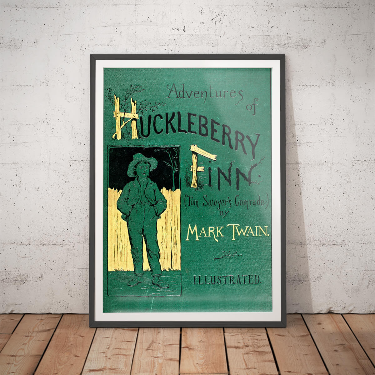 Huckleberry Finn Vintage Art Print