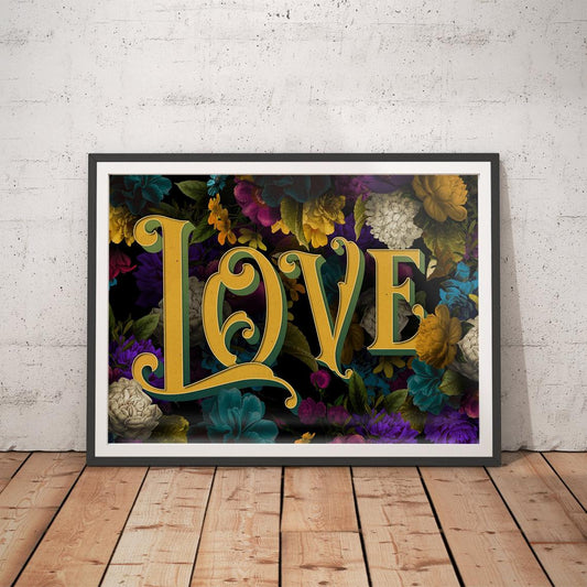'Love' Botanical Art Print