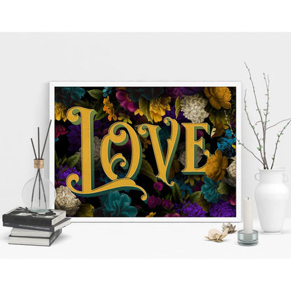 Love' Botanical Art Print