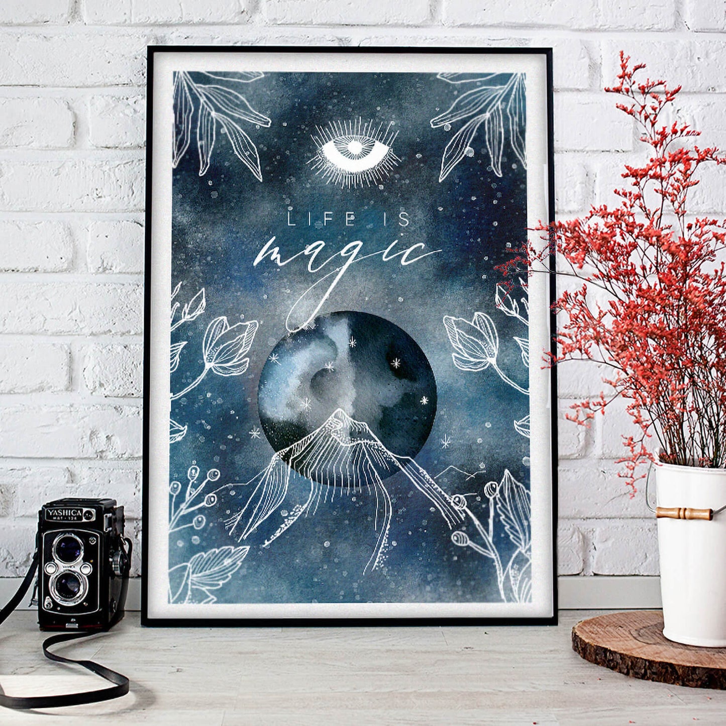 Celestial Serenade 'Life is Magic' Art Print