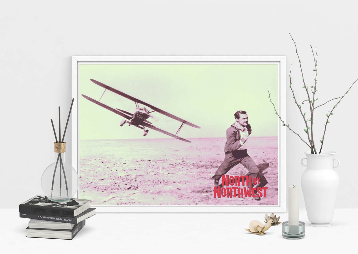 North by Northwest Vintage Film Art Print