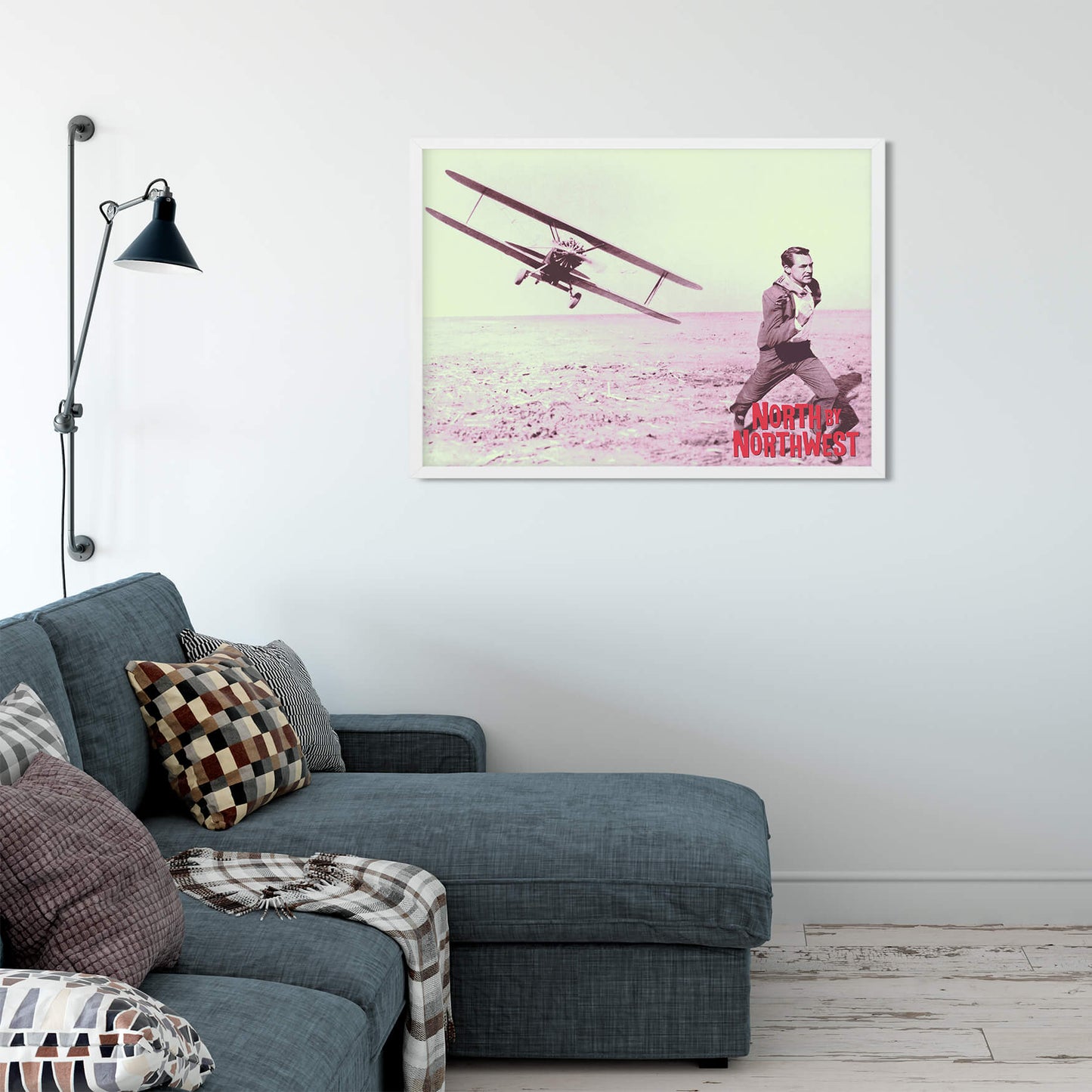 North by Northwest Vintage Film Art Print