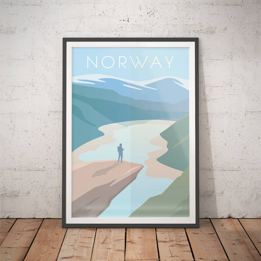 Norway Travel Art Print