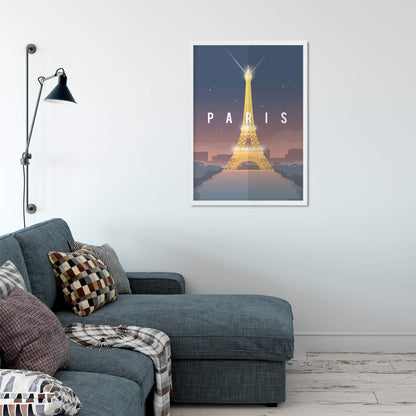 Eiffel Tower Travel Art Print