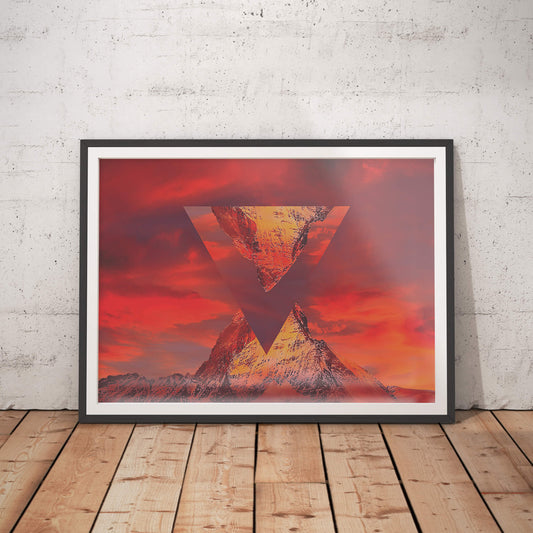 Crimson Peak Abstract Art Print
