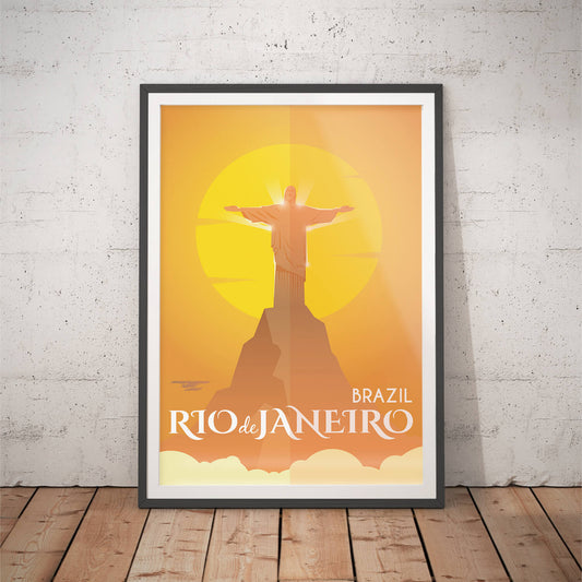 Christ the Redeemer Rio de Janeiro Art Print