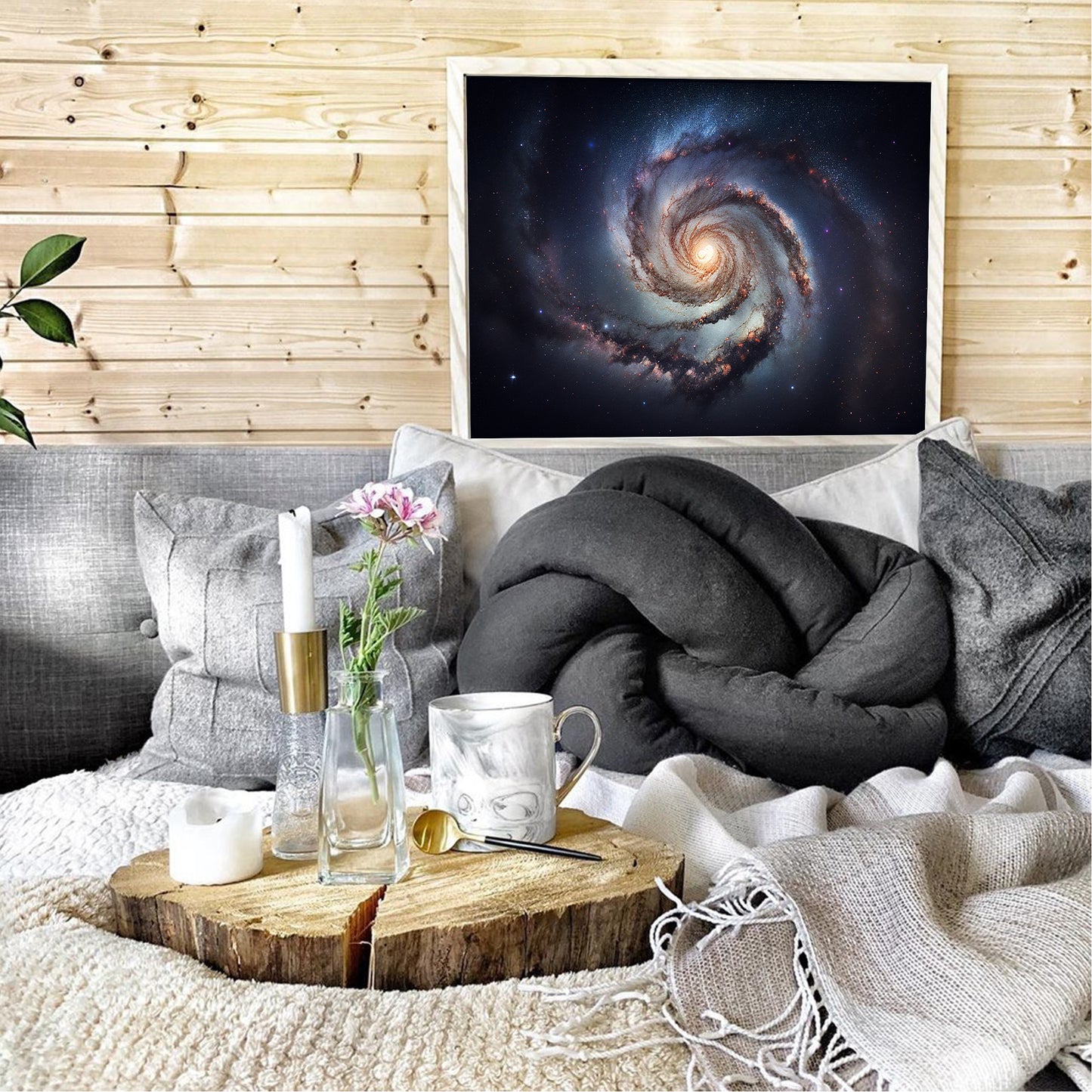 Cosmic Elegance Milky Way Art Print