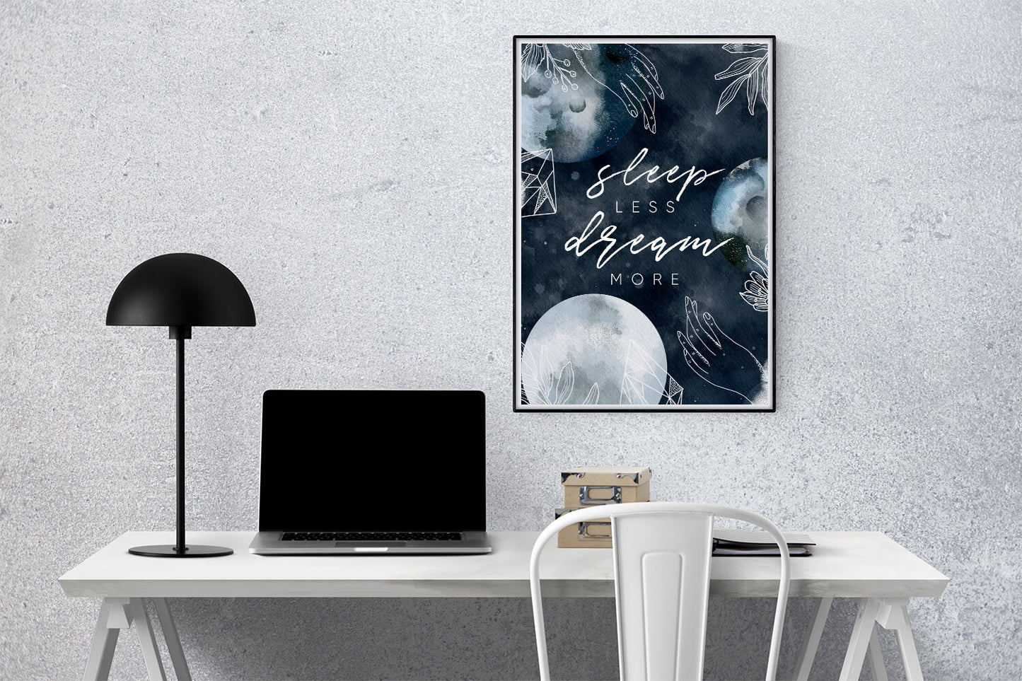 Sleep Less, Dream More Cosmic Vision Art Print