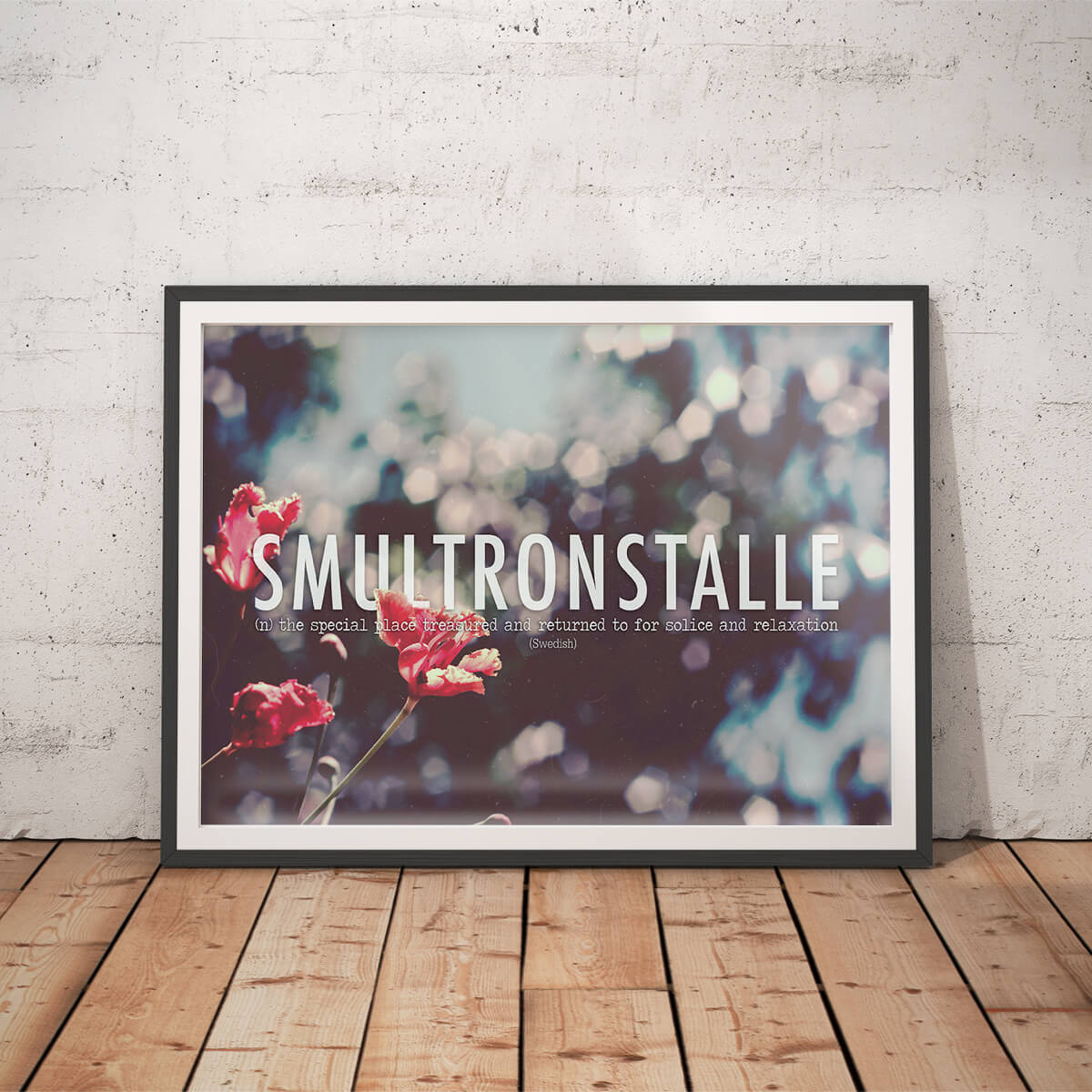 Smultronstalle Word Art Print