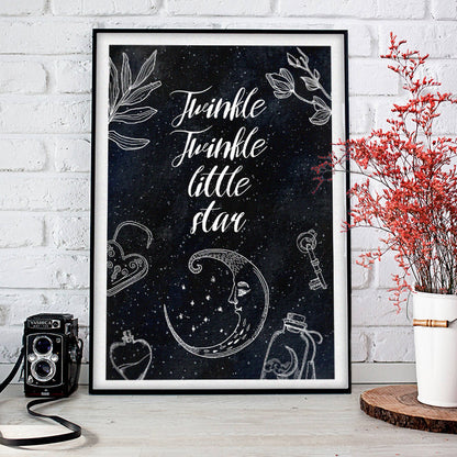 Twinkle Twinkle Little Star' Art Print
