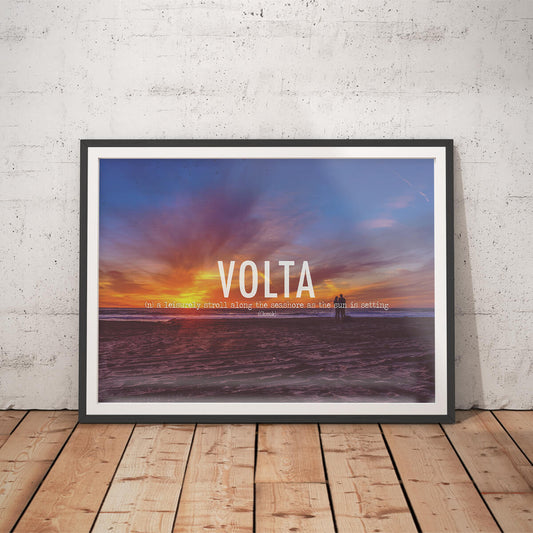 Volta Beautiful Word Art Print