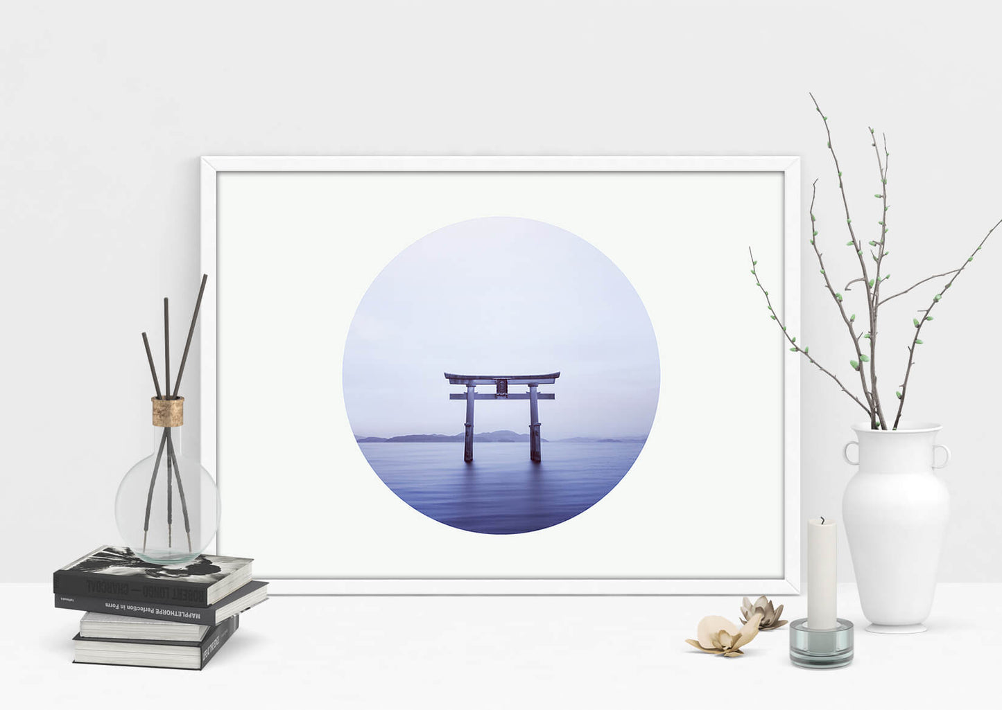 Serene Horizons Scandinavian Art Print