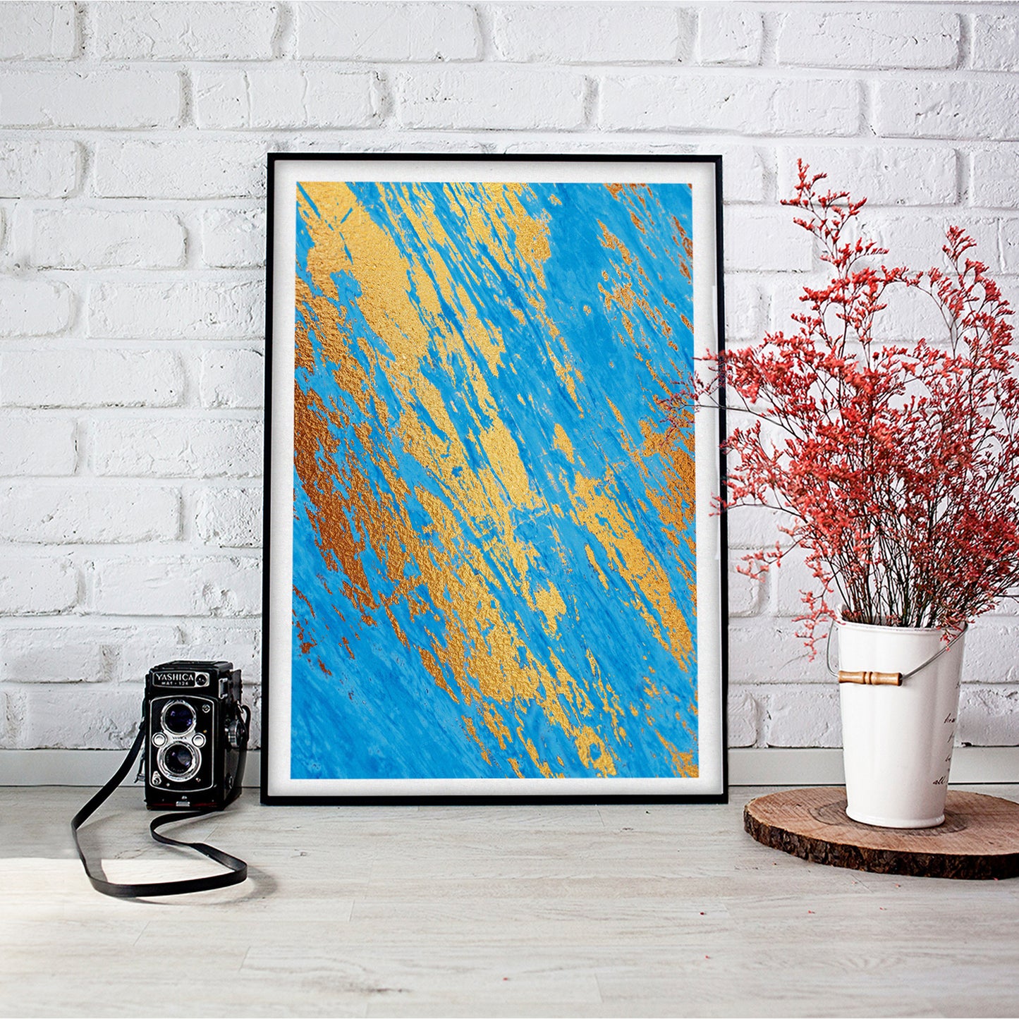 Royal Marble Gold Art Print