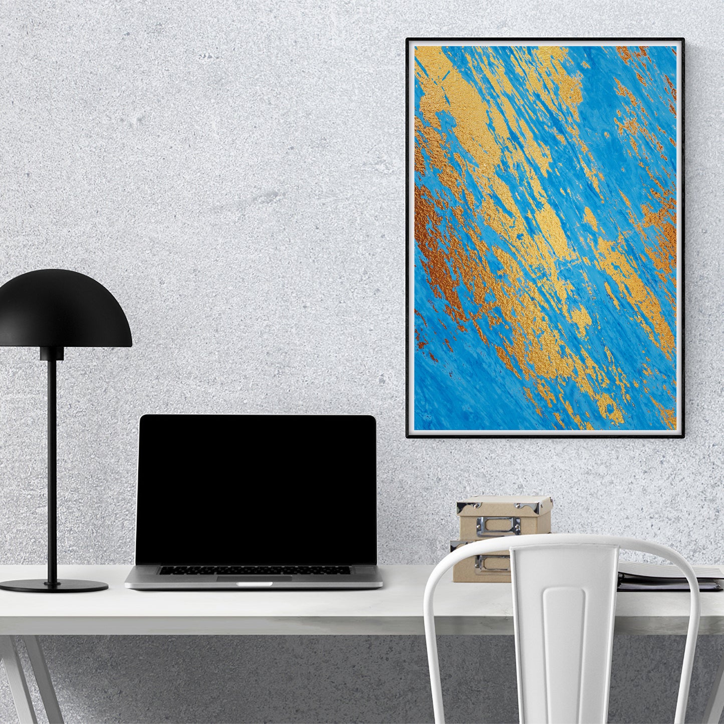 Royal Marble Gold Art Print