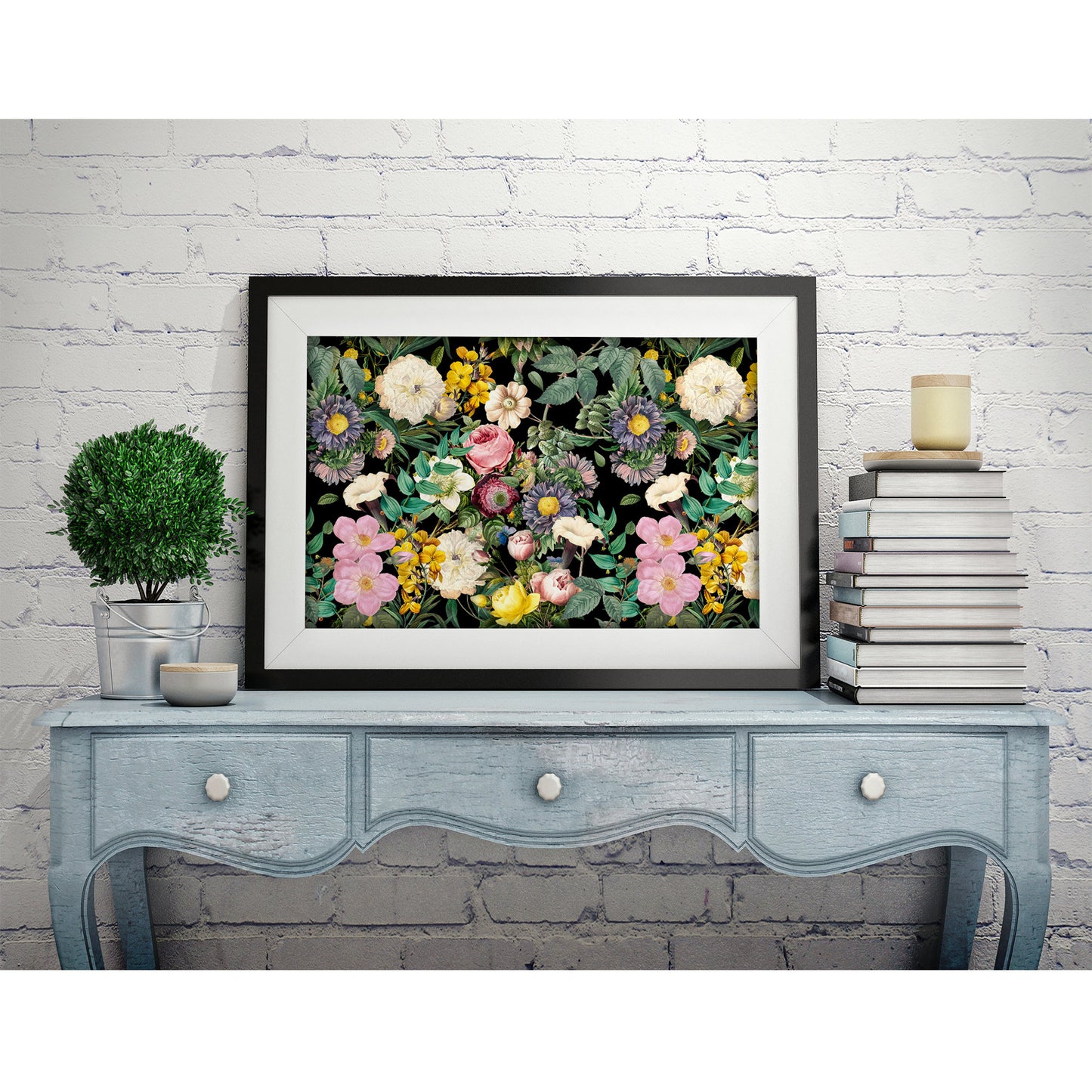 Whispering Wildflowers Botanical Art Print