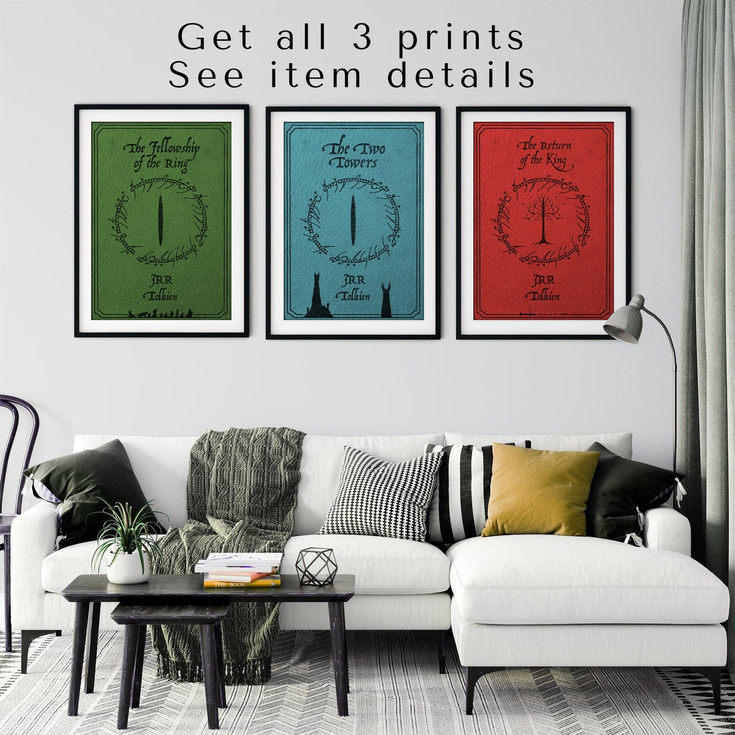 The Two Towers Book Cover Art Print