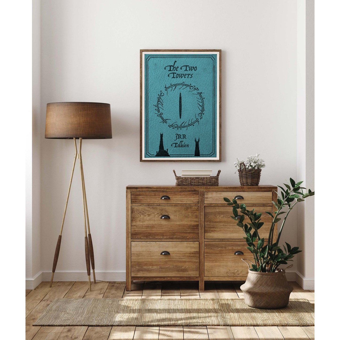 The Two Towers Book Cover Art Print