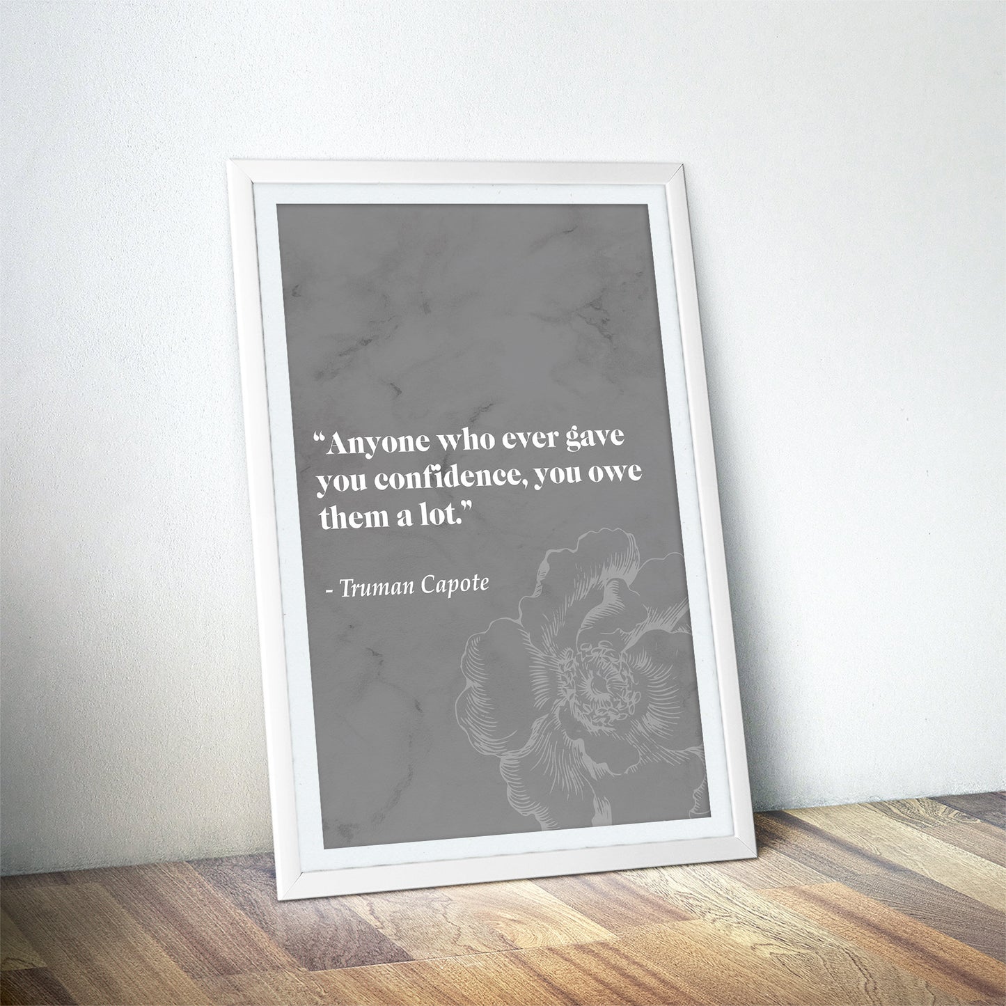 Breakfast At Tiffanys Literary Quote Art Print