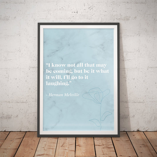 Moby Dick Literary Quote Art Print