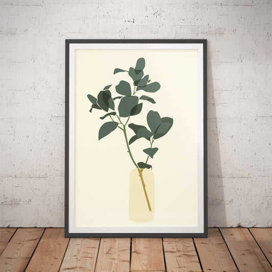Eucalyptus Simplicity Art Print