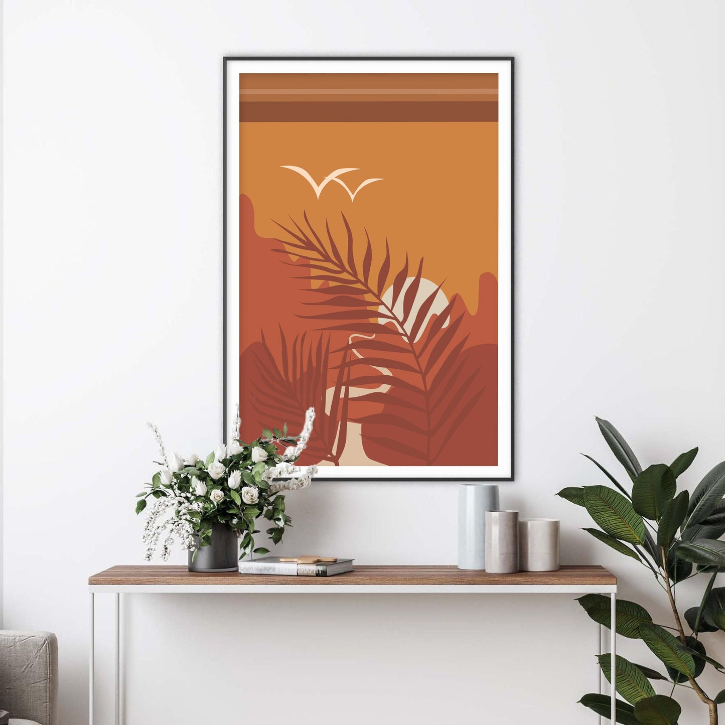 Tropical Silhouette Art Print