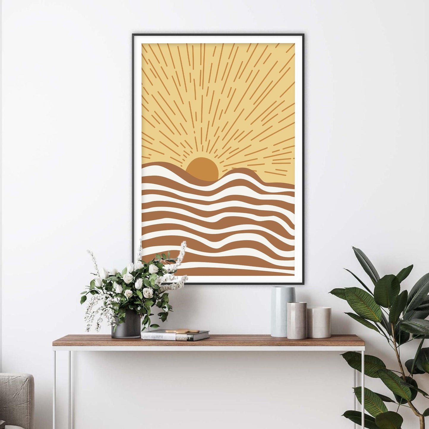 Radiant Dunes Art Print