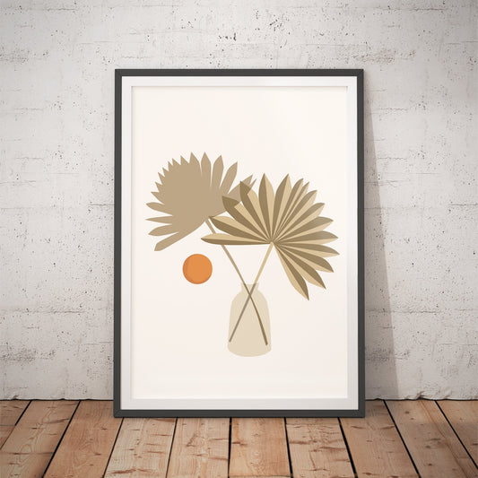 Tropical Fan Palm Art Print