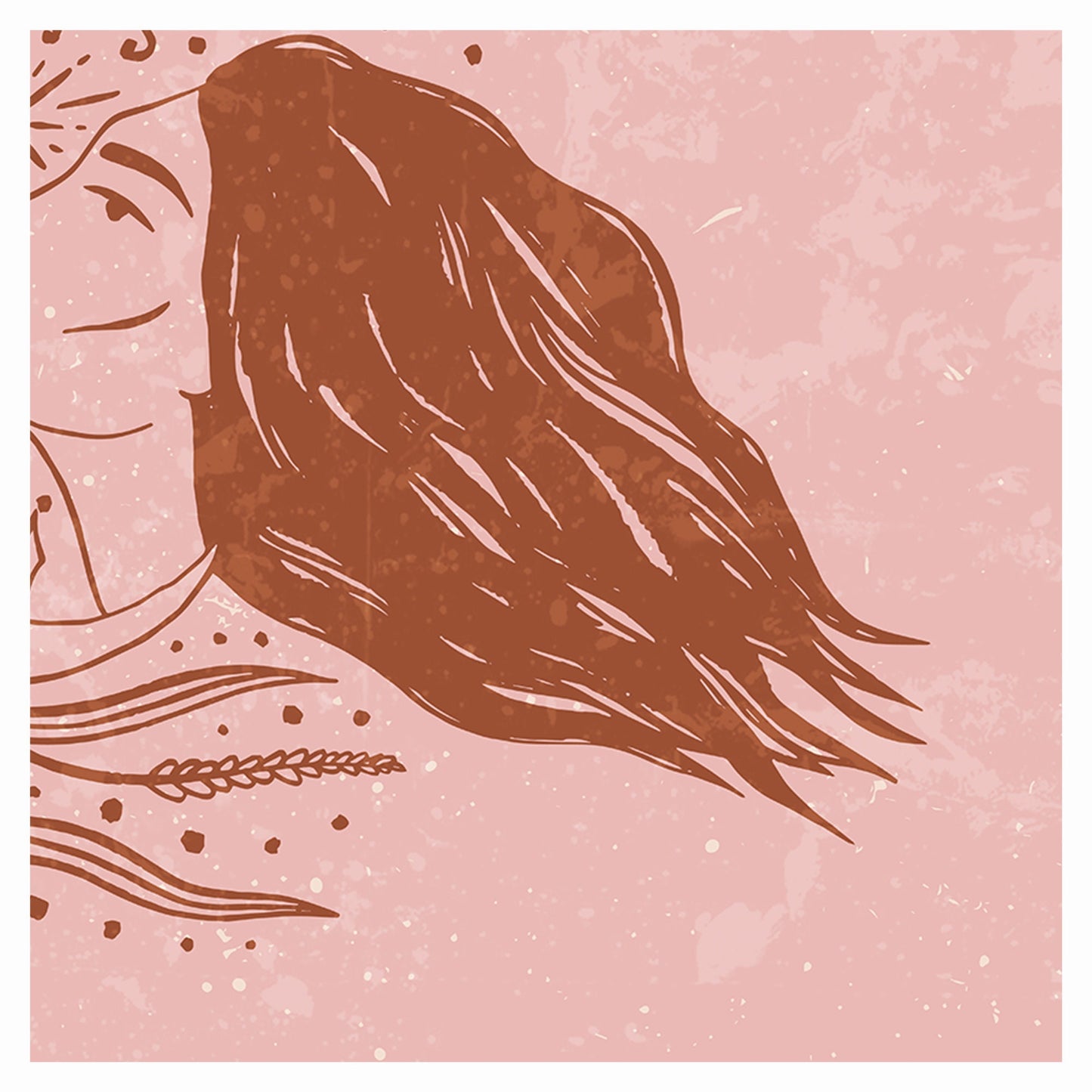 Luna Dream Profile Art Print