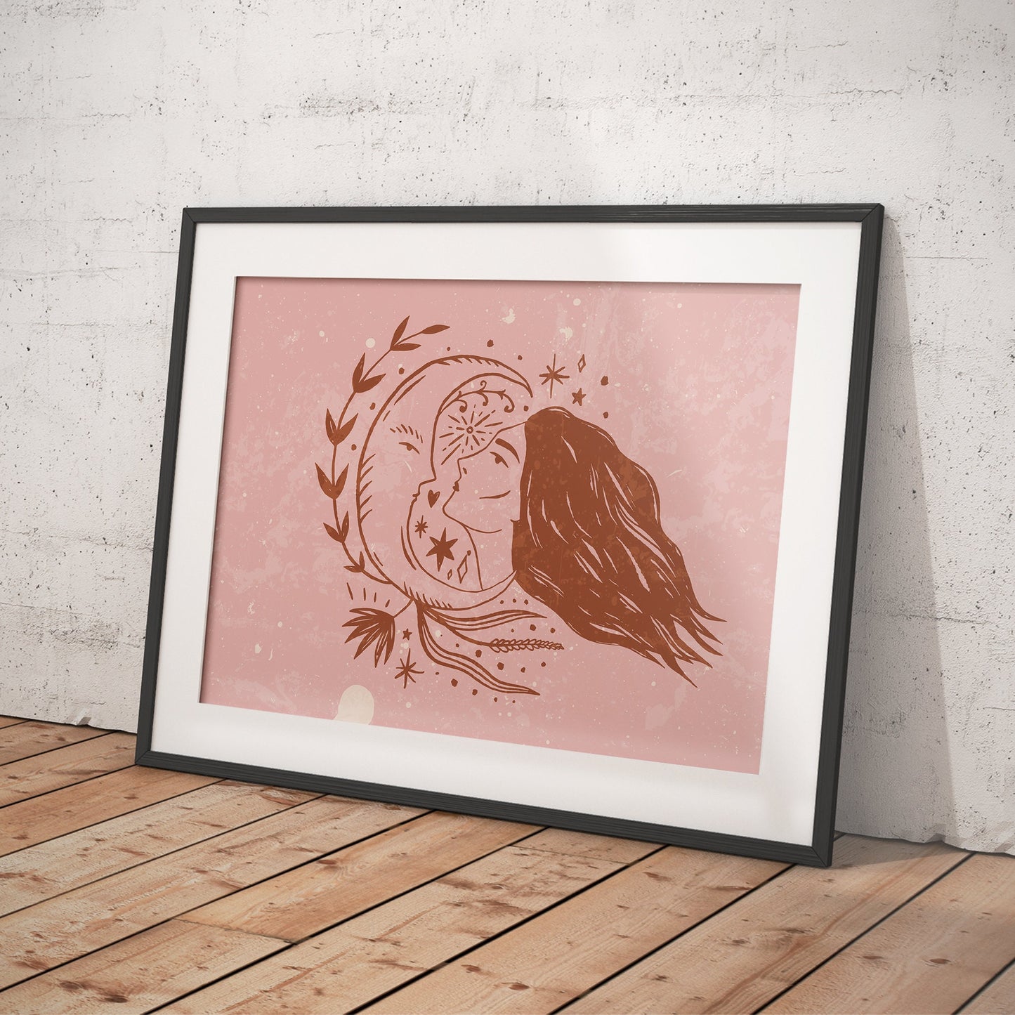 Luna Dream Profile Art Print