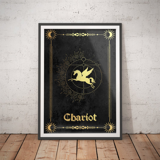 Chariot Tarot Art Print