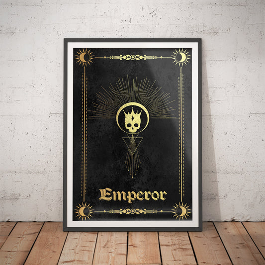 Emperor Tarot Art Print