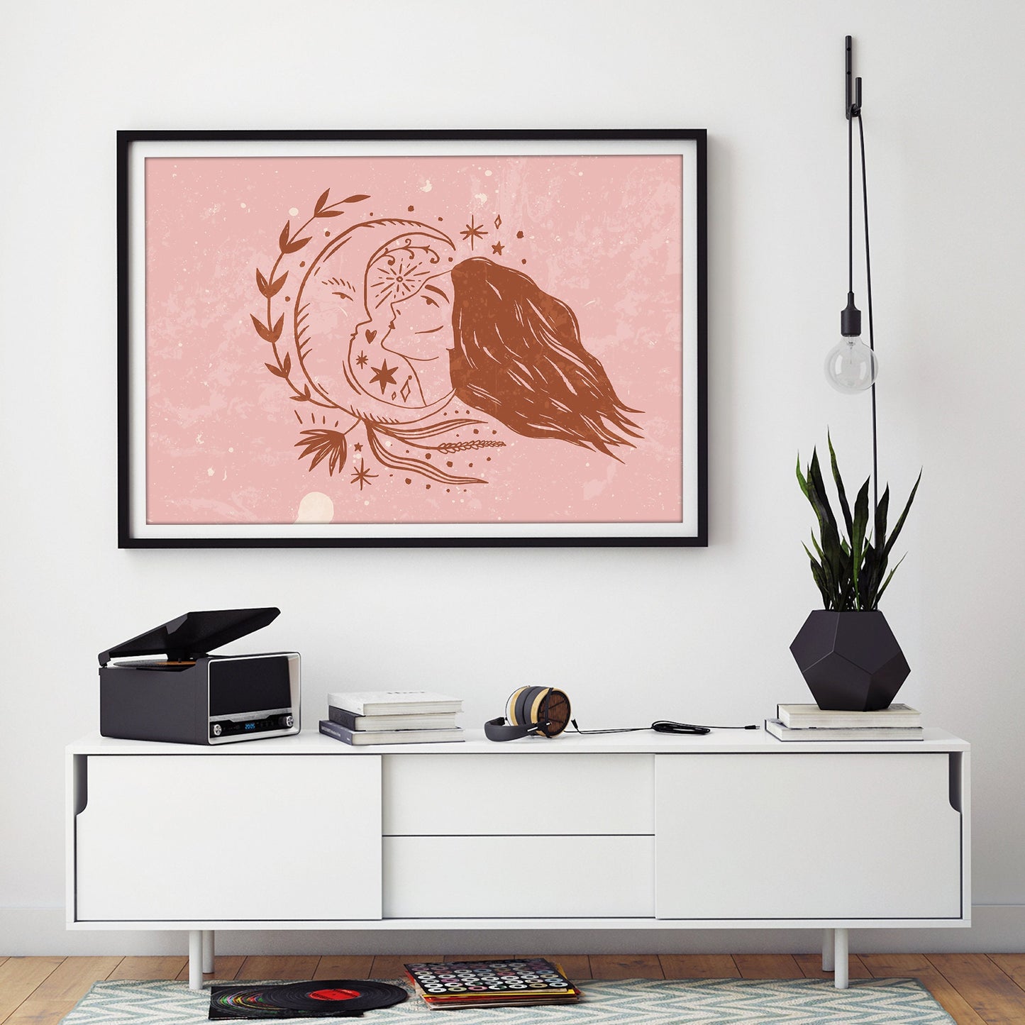 Luna Dream Profile Art Print