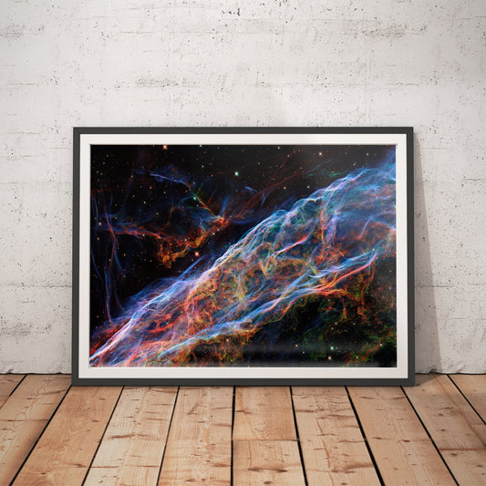 Veil Galaxy Space Art Print