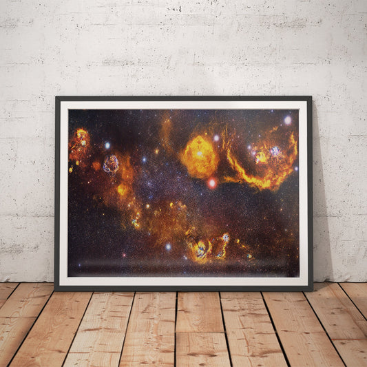 Auriga to Orion Space Art Print