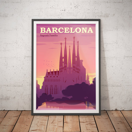 Gaudi's Masterpiece - Barcelona Art Print
