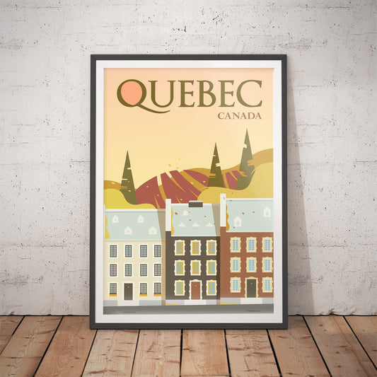 Quebec Classic Charm Art Print