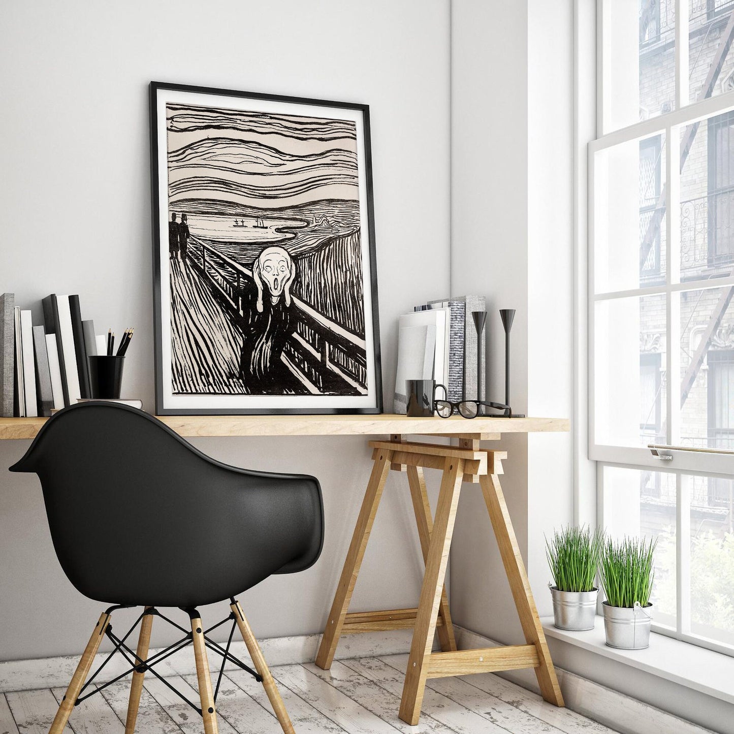 The Scream by Edvard Munch Art Print