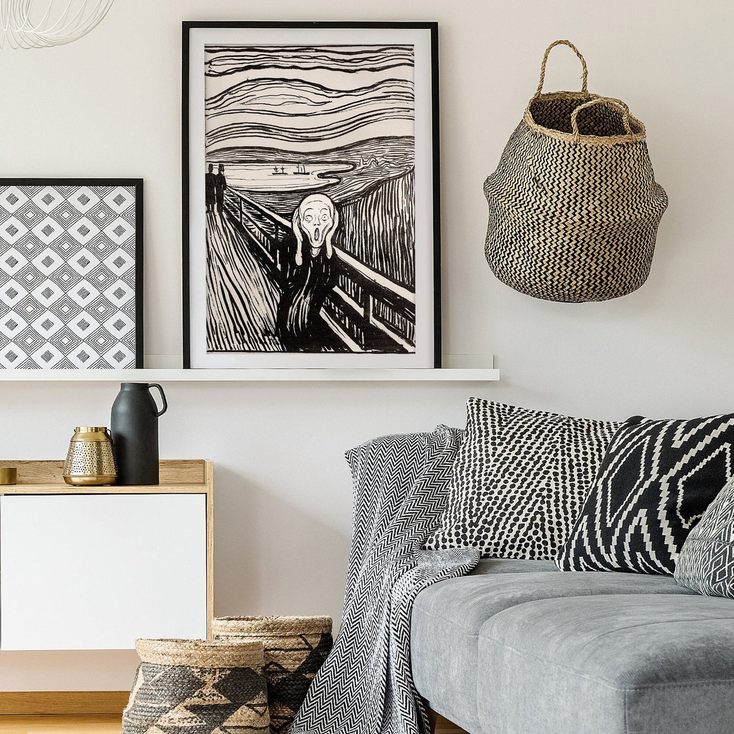 The Scream by Edvard Munch Art Print