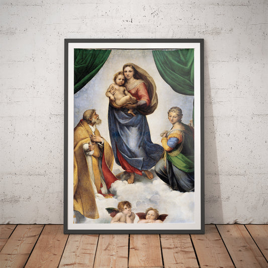 The Sistine Madonna by Raphael Art Print