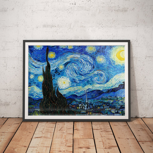 The Starry Night by Vincent Van Gogh Art Print