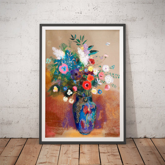 Bouquet of Flowers by Odilon Redon Art Print