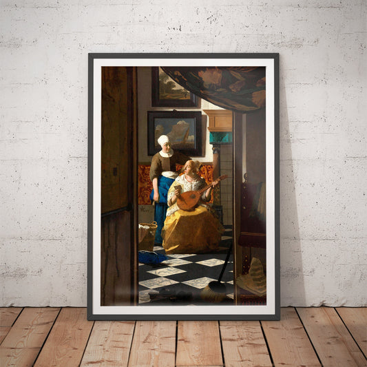 The Love Letter by Johannes Vermeer Art Print