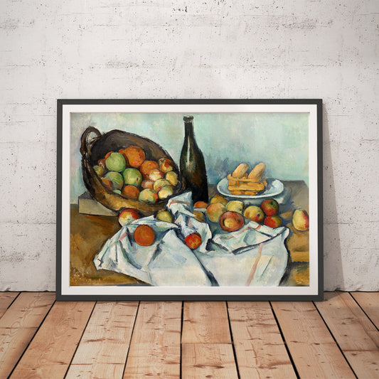 The Basket of Apples by Paul Cezanne Art Print