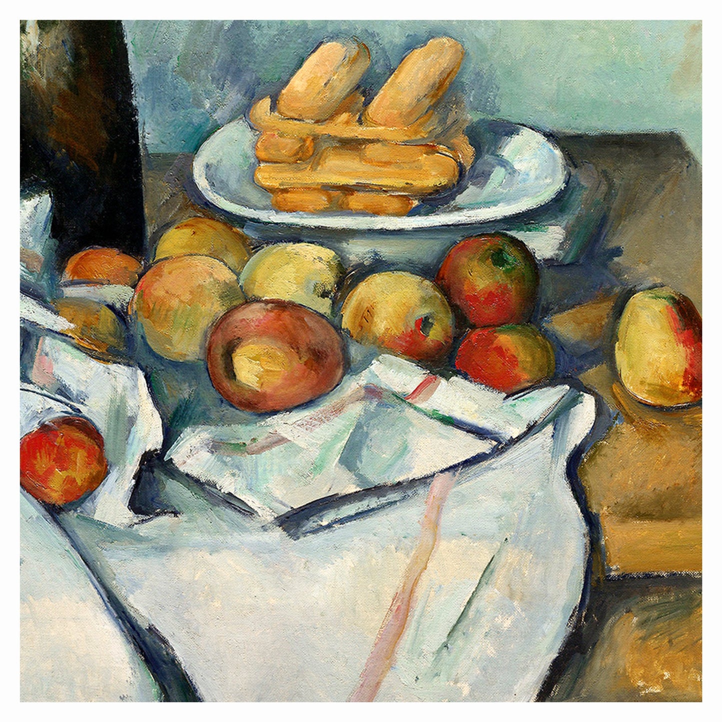 The Basket of Apples by Paul Cezanne Art Print