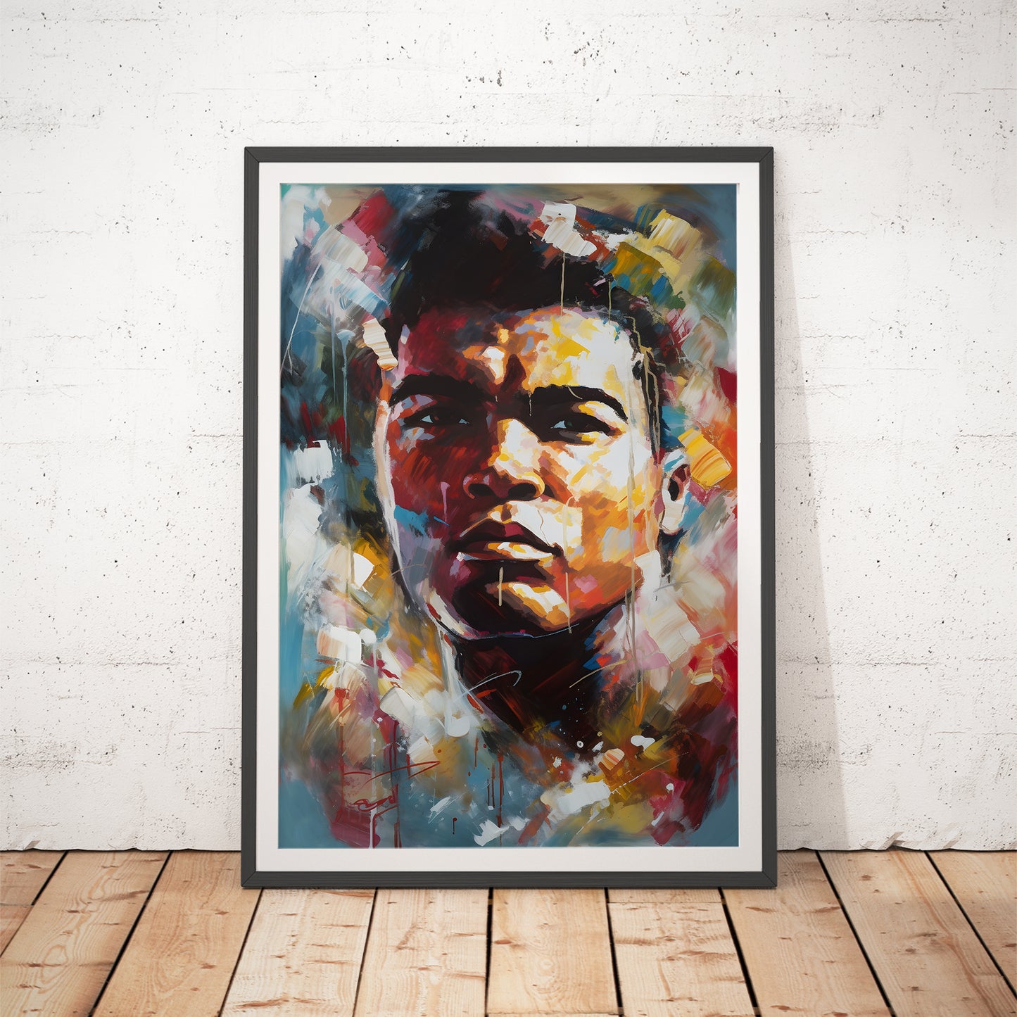 Mohammad Ali Impressionist Art Print