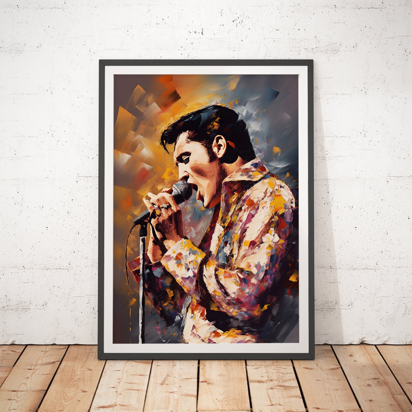 Elvis Presley Impressionist Art Print