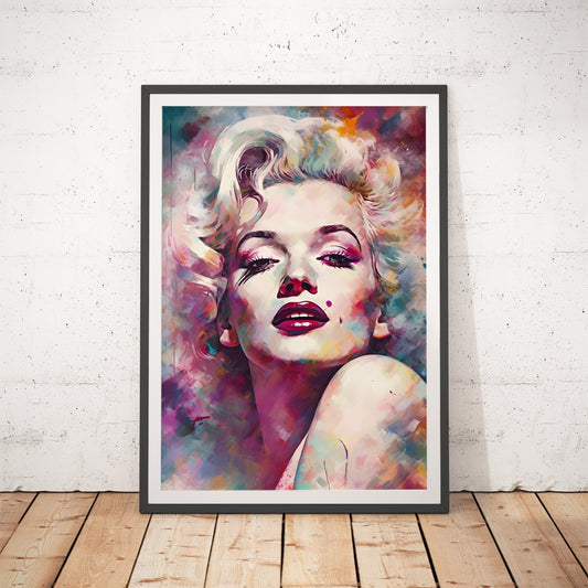 Marilyn Monroe Impressionist Art Print